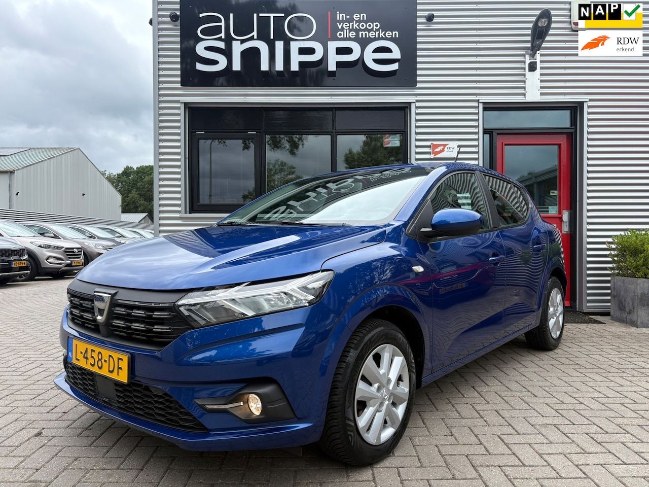 Dacia Sandero - 1.0 TCe Bi-Fuel Comfort -LPG G3-AIRCO-CRUISECONTROL-PDC ACHTER-LICHT + REGENSENSOR-APPLE C - AutoWereld.nl