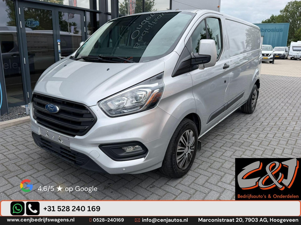 Ford Transit Custom - 300 2.0 TDCI L2H1 Limited zijschade, airco, cruise, automaat, LED, BTW - AutoWereld.nl
