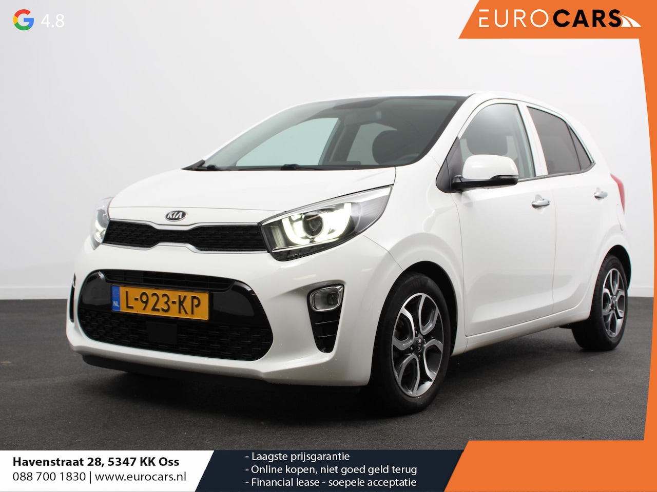 Kia Picanto - 1.0 DPi Dynamic Plusline Navigatie Apple Carplay/Android Auto Camera Parkeer sensoren Clim - AutoWereld.nl