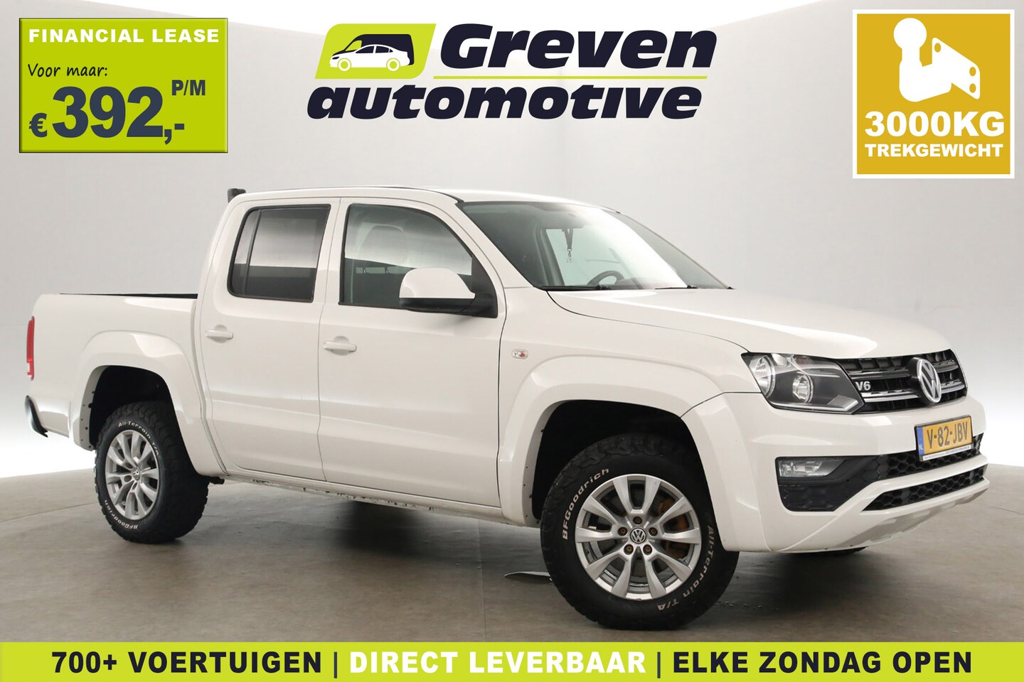 Volkswagen Amarok - 3.0 V6 TDI 4X4 204PK | 3000Kg Trekgew. | Airco | Cruise | Carplay | Trekhaak - AutoWereld.nl