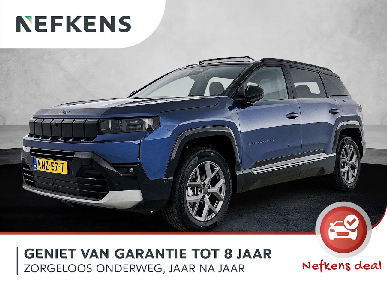 Jeep Compass - 1.2 145pk e-Hybrid Summit Automaat | Schuif-/Kanteldak | Elektrische klep | Navigatie | Ad - AutoWereld.nl