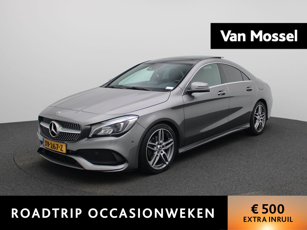 Mercedes-Benz CLA-Klasse - 180 AUTOMAAT | PANORAMADAK | AMG EXTERIEUR & INTERIEUR | NAVIGATIE | SPORTSTOELEN | LED | - AutoWereld.nl