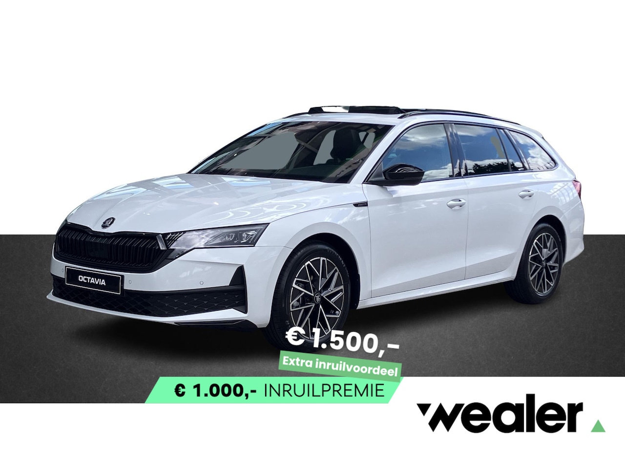 Skoda Octavia Combi - Sportline Business 1.5 TSI 150 PK DSG | Automaat | Panoramadak | Winterpakket | - AutoWereld.nl