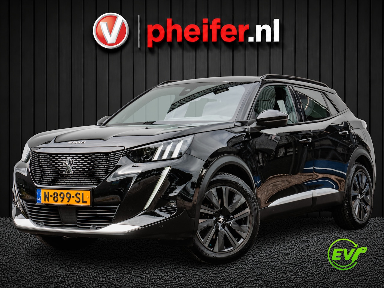 Peugeot e-2008 - EV GT Pack 50 kWh Sportstoelen/ 360 camera/ Stoelverwarming/ Carplay/ Adapt. cruise - AutoWereld.nl