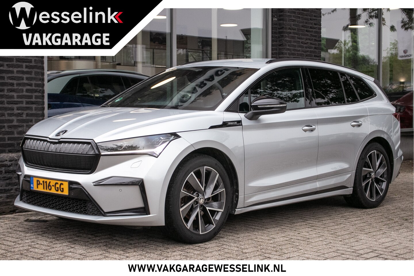Skoda Enyaq iV - 60 Sportline - Trekhaak Wegklapb. | - AutoWereld.nl