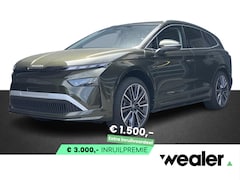 Skoda Enyaq iV - 85 Business Edition 286 PK | Trekhaak | 21" lichtmetalen velgen | Olibo Green | Panorama d