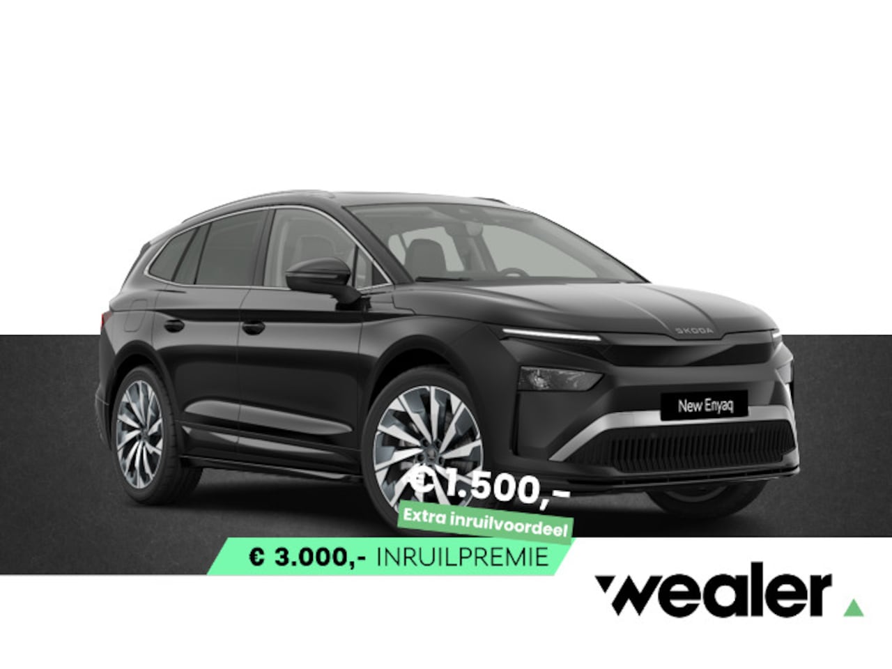 Skoda Enyaq iV - 85 Selection Elektromotor 286 PK | Trekhaak | Panoramadak | 21" Lichtmetalen velgen | Elek - AutoWereld.nl