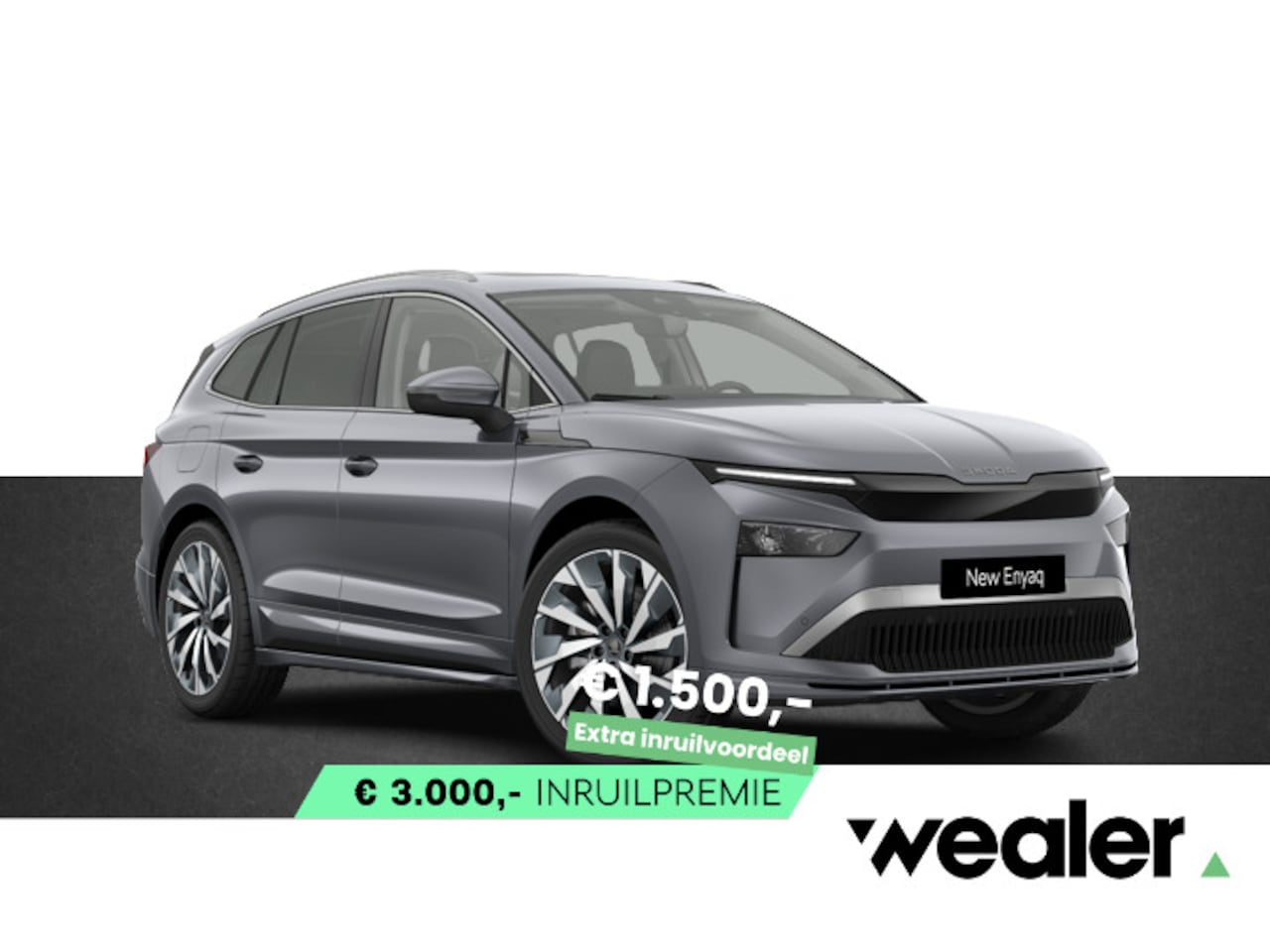 Skoda Enyaq iV - 85 Selection Elektromotor 286 PK | Trekhaak | Panoramadak | 21" Lichtmetalen velgen | Elek - AutoWereld.nl