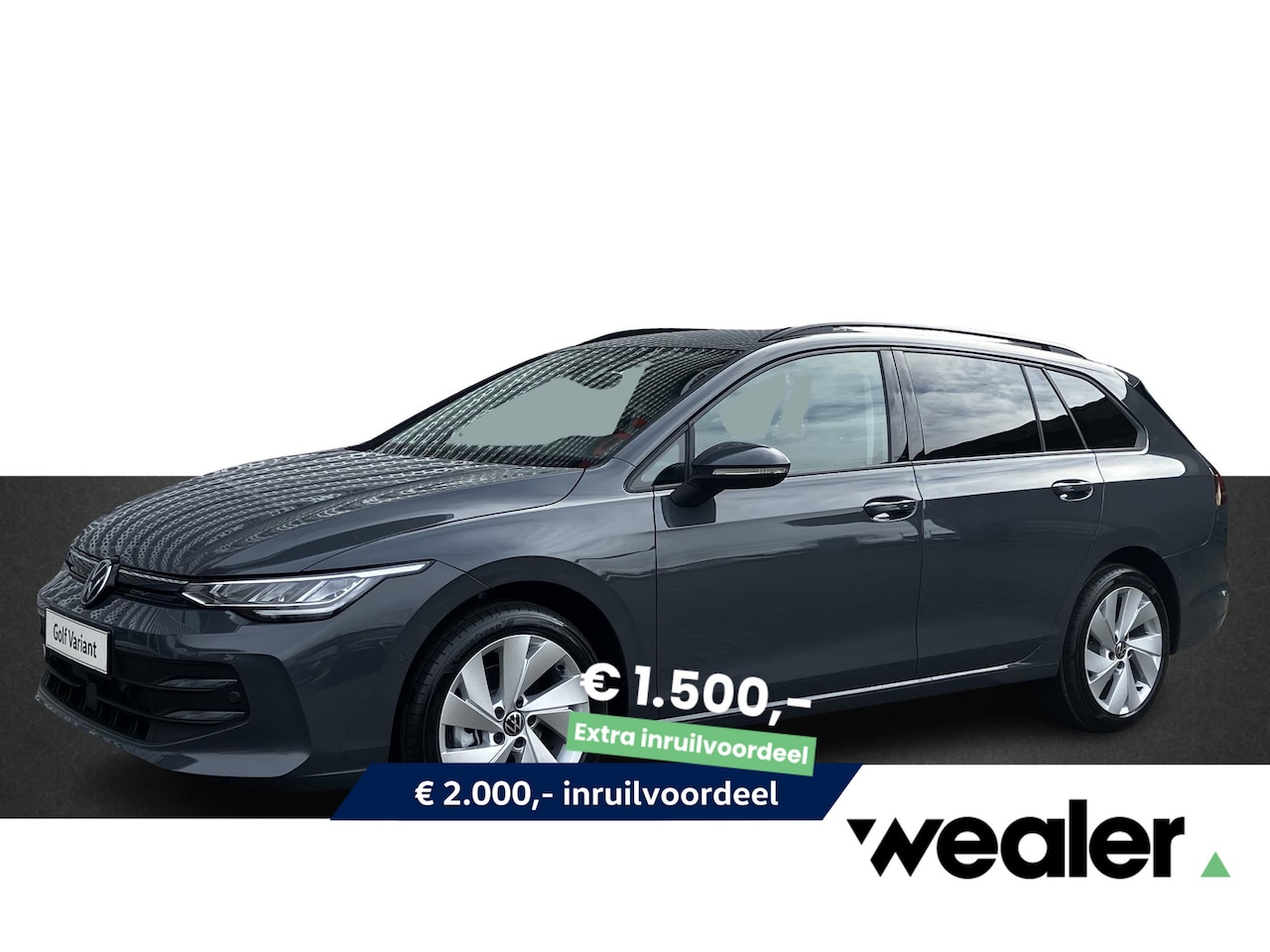 Volkswagen Golf Variant - Life Edition 1.5 eTSI 85 kW / 116 PK Variant 7-DSG | Trekhaak wegklapbaar | - AutoWereld.nl