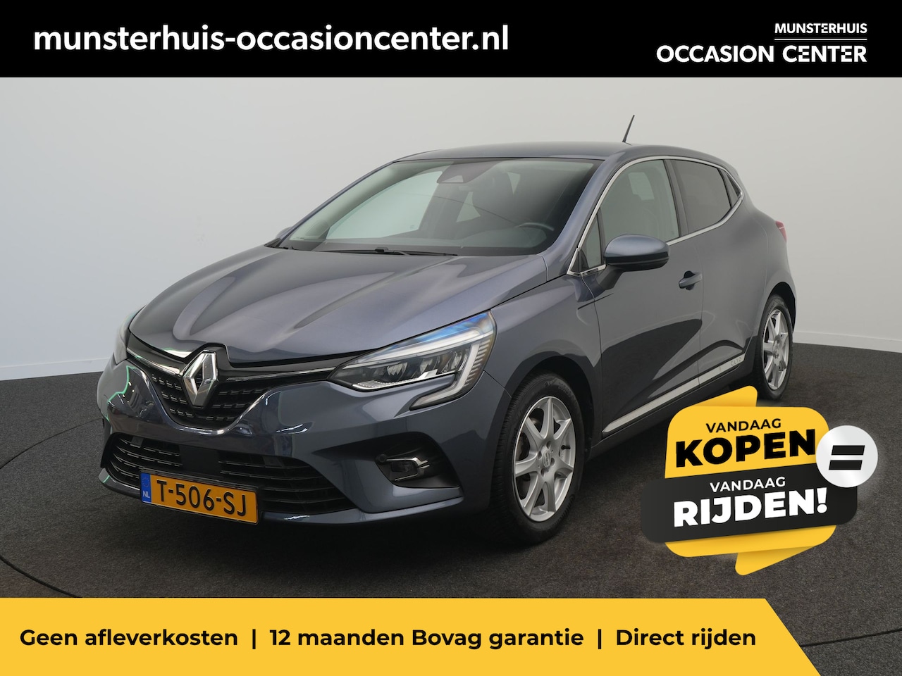 Renault Clio - TCe 130 EDC Intens - RIJKLAARPRIJS - Automaat - All Seasonbanden - Achteruitrijcamera - Cr - AutoWereld.nl