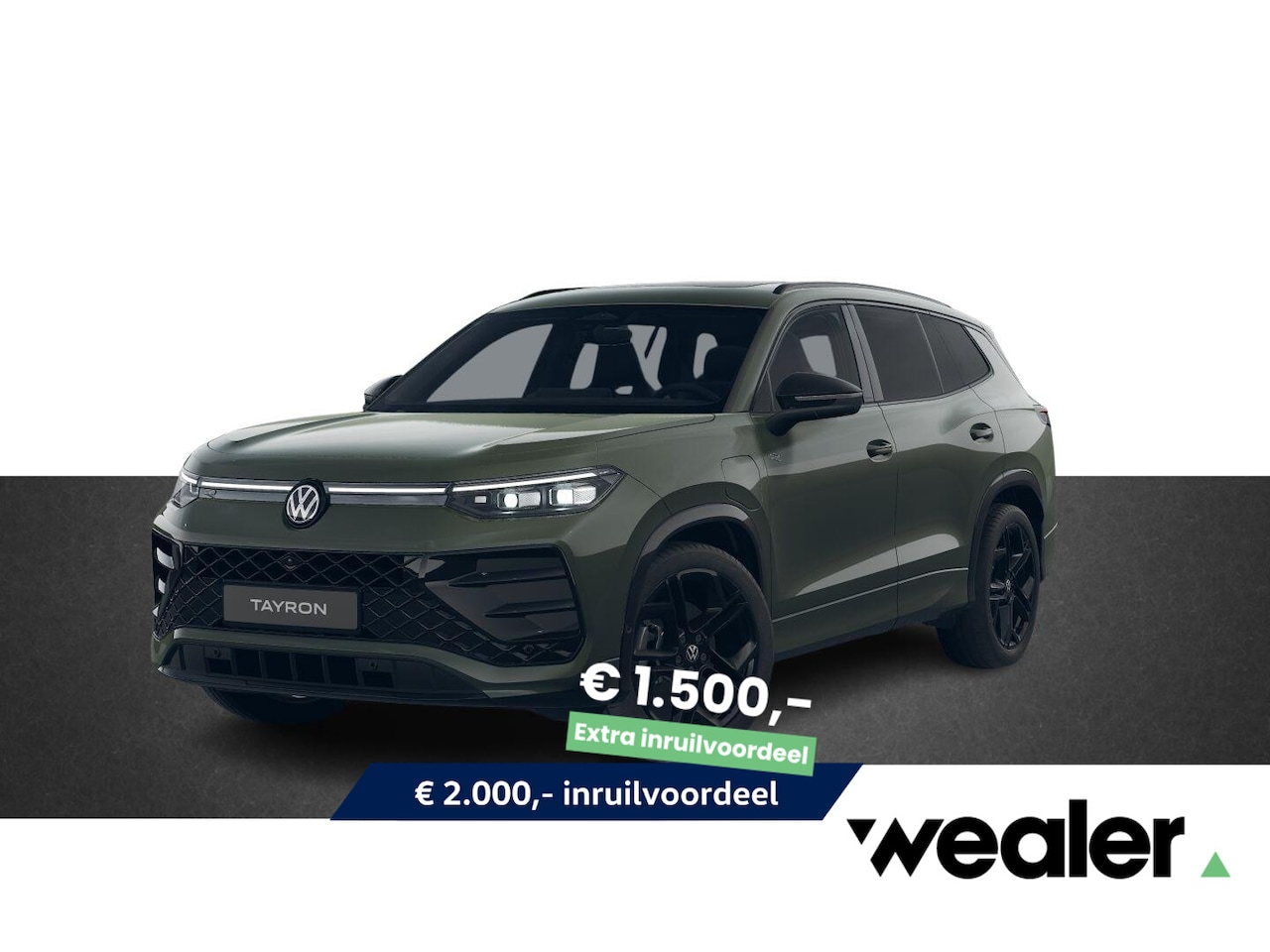 Volkswagen Tayron - R-Line Edition 1.5 eHybrid 150 kW / 204 PK DSG | Black Style | Panoramadak | Trekhaak wegk - AutoWereld.nl