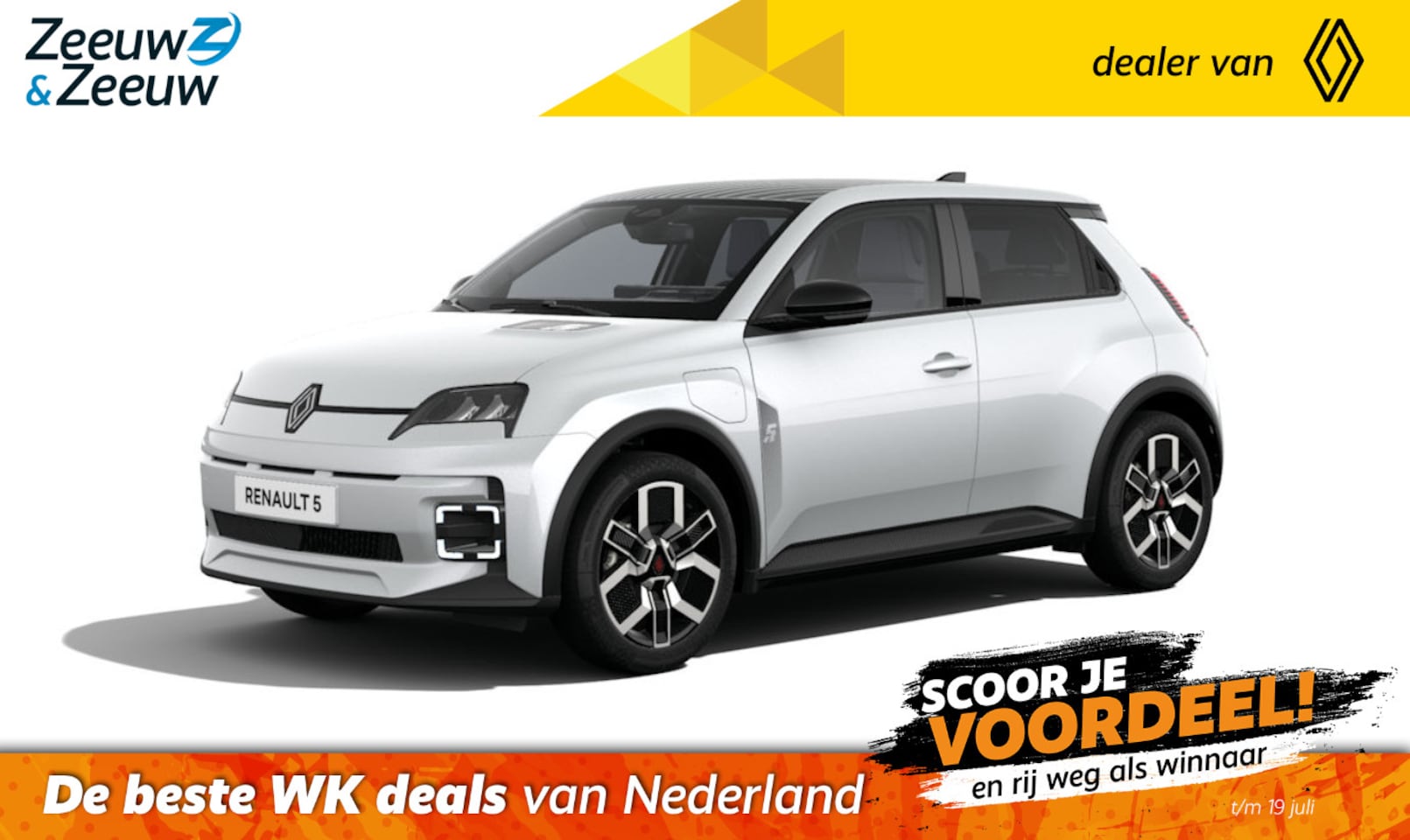 Renault 5 - comfort range techno 52 kWh | NU met € 3.660,- Zeeuw & Zeeuw voorraadkorting en met GRATIS - AutoWereld.nl