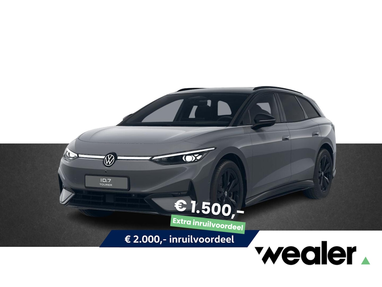Volkswagen ID.7 - Limited Edition Plus 77 kWh accu 210 kW / 286 PK - AutoWereld.nl
