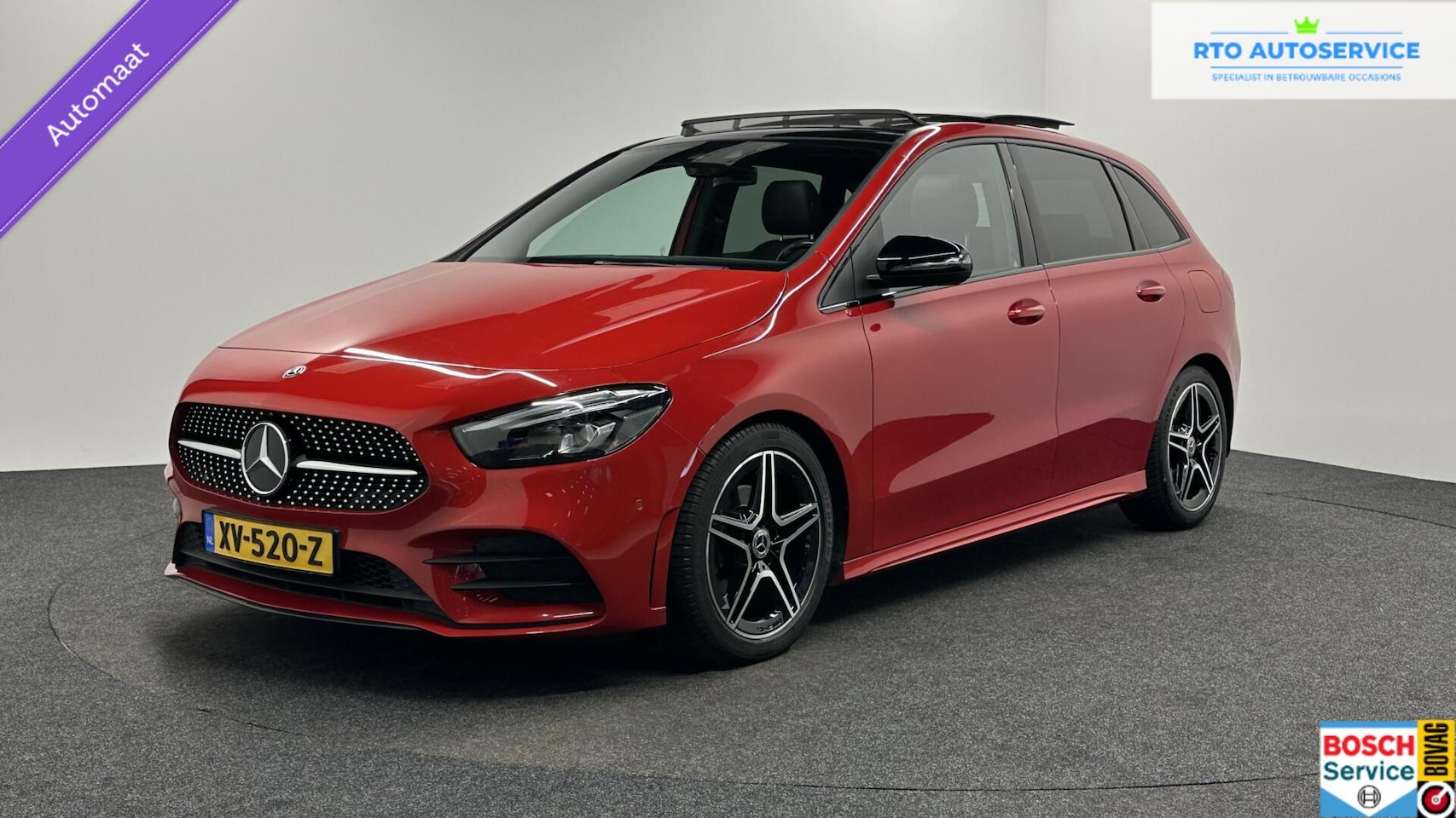 Mercedes-Benz B-klasse - 180 Business Solution AMG|WideScreen|Carplay|Pano|Carplay|Trekhaak| - AutoWereld.nl