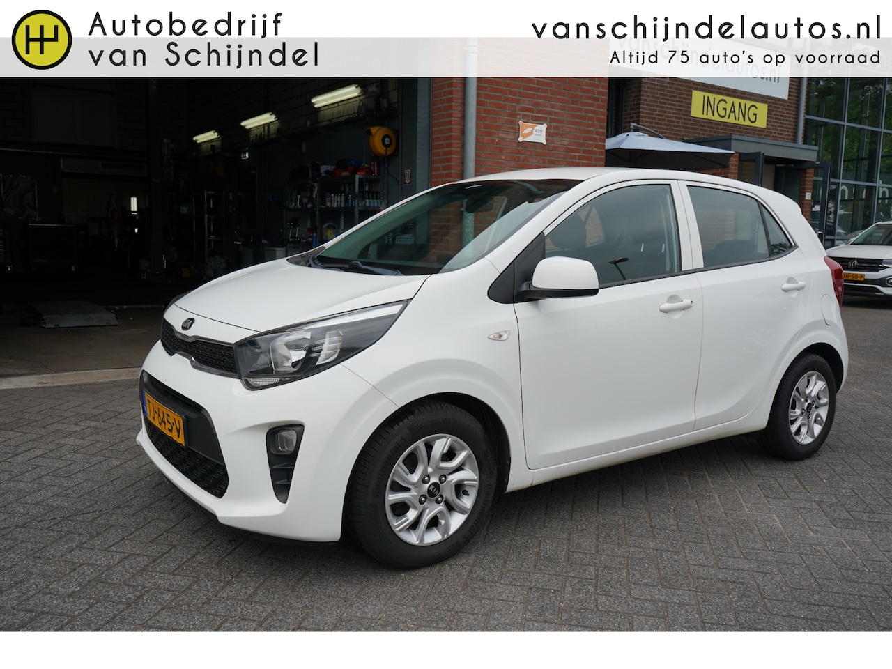 Kia Picanto - 1.0 CVVT COMFORTPLUSLINE NAVIGATOR ORIGINEEL NL NAVIGATIE CAMERA ANDROID-APPLECARPLAY LMV - AutoWereld.nl