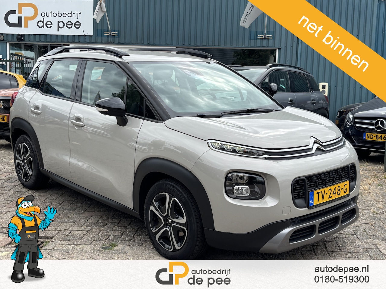 Citroën C3 Aircross - 1.2 PureTech Feel GARANTIE/CRUISE/CLIMA/CARPLAY/PARKEERSENS./NAVI/LICHTMETAAL rijklaarprij - AutoWereld.nl