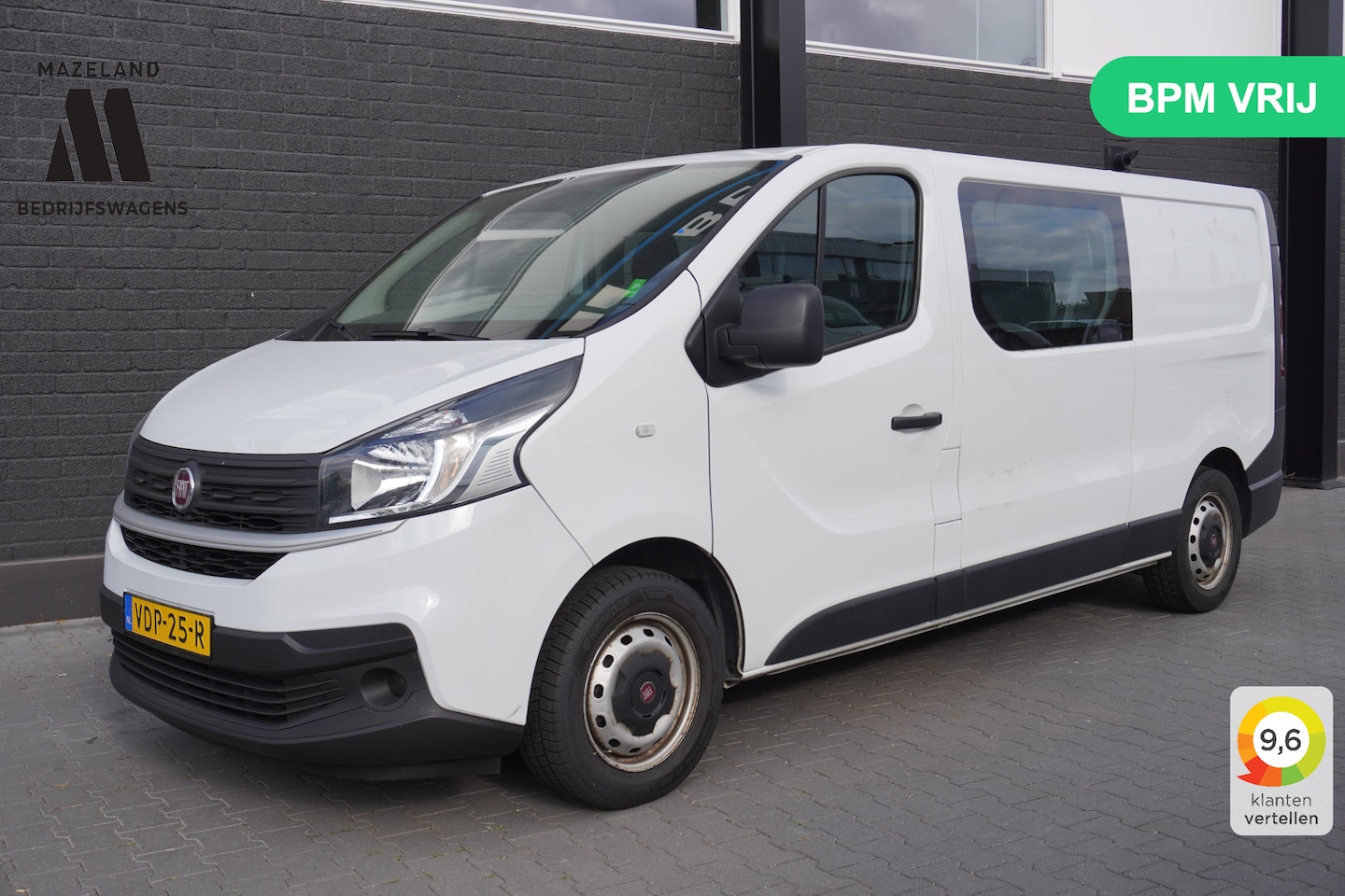 Fiat Talento - 1.6 MJ 125PK L2 Dubbele Cabine EURO 6 - Airco - Navi - Cruise - € 12.499,- Excl. - AutoWereld.nl