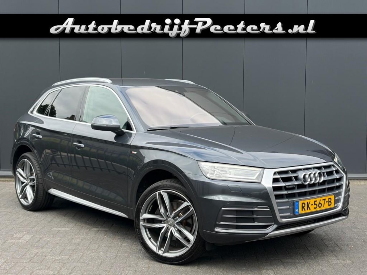 Audi Q5 - 2.0 TFSI quattro S-Line LED Leder V-Cockpit Cruise Carplay Trekhaak - AutoWereld.nl