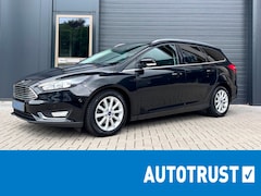 Ford Focus Wagon - 125pk Titanium NAVI | CLIMA | CARPLAY | TREKHAAK AFNEEMBAAR | STOEL + STUURVERWARMING | PA