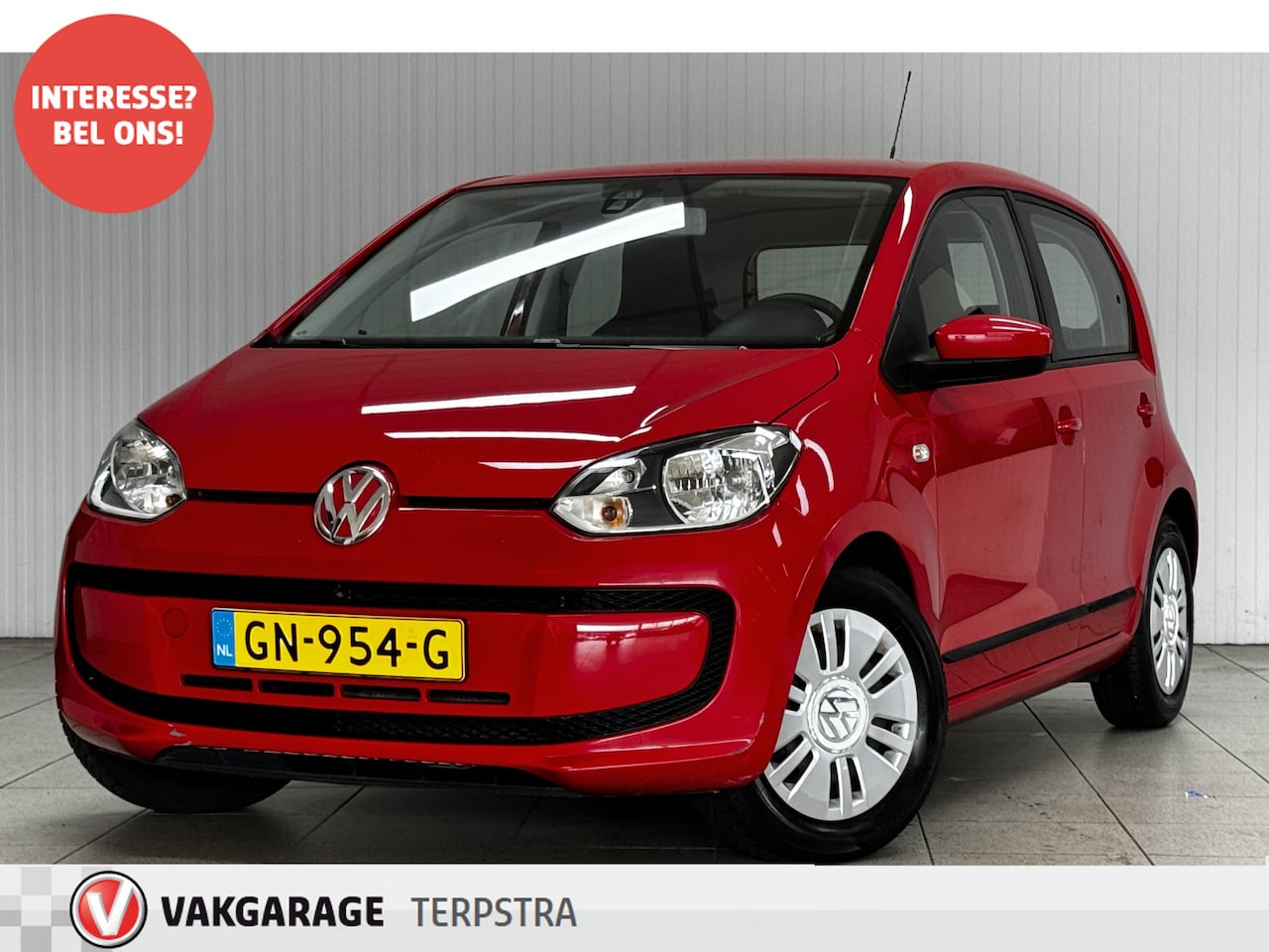 Volkswagen Up! - 1.0 move up! BlueMotion /5-Drs! /Airco /Elek. ramen voor /C.V. afstand /Radio-CD /AUX /Iso - AutoWereld.nl