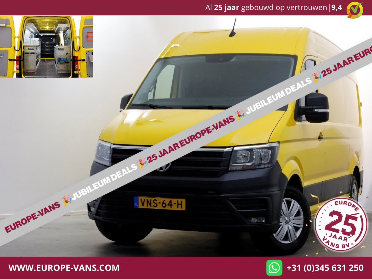Volkswagen Crafter - 35 2.0 TDI 140pk L3H3 (L2H2) Highline Servicewagen Inrichting/230V/Standkachel 02-2022 - AutoWereld.nl