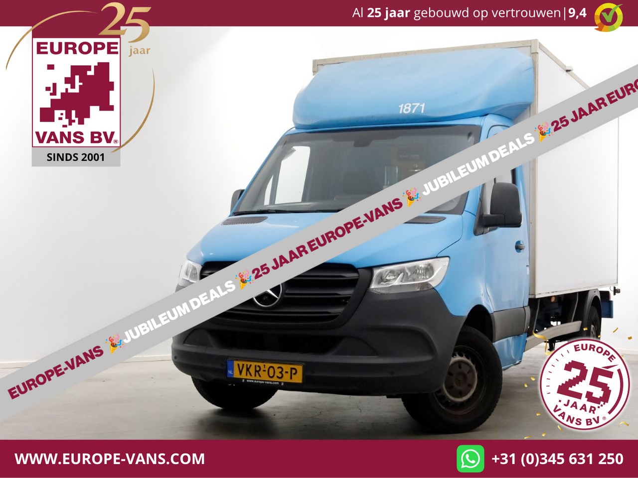 Mercedes-Benz Sprinter - 311 CDI 115pk E6 RWD Bakwagen met achterdeuren 2-Persoons 06-2021 - AutoWereld.nl