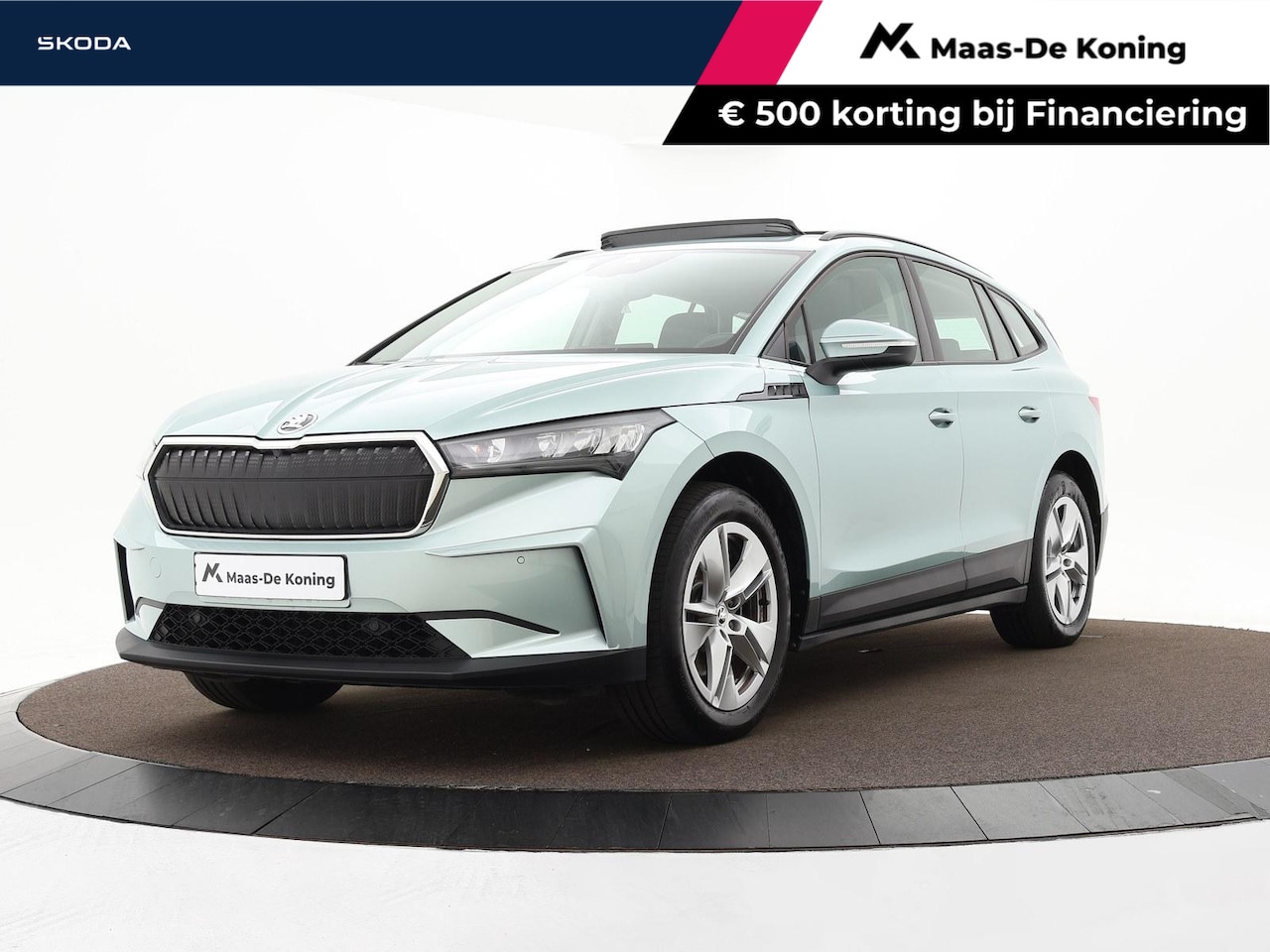 Skoda Enyaq iV - 50 150pk · SOH 94,5% · Panoramadak · Apple/Android Car Play · Camera · Navigatie · Cruise - AutoWereld.nl