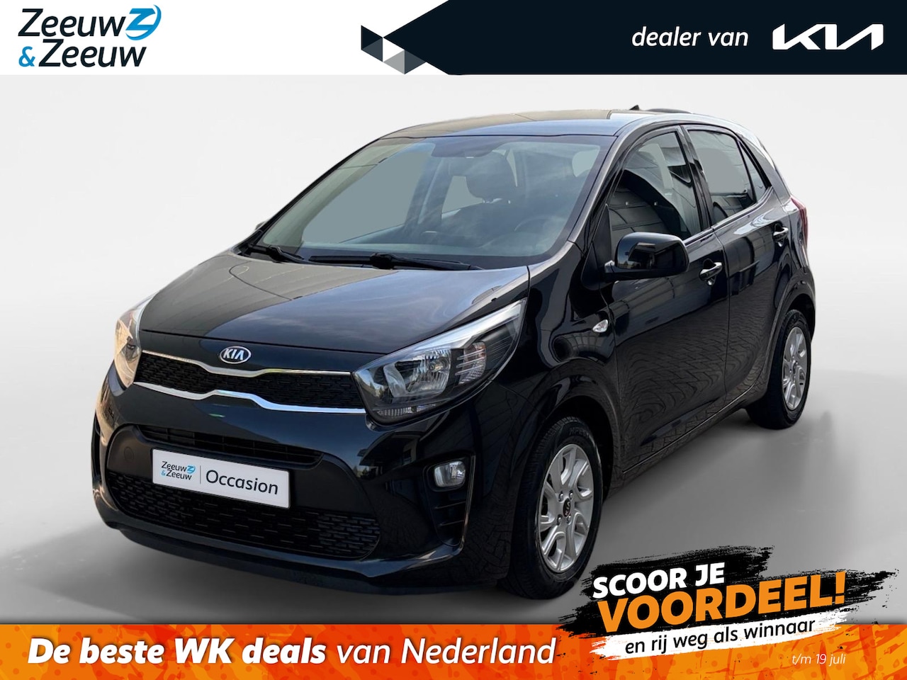 Kia Picanto - 1.0 CVVT ComfortPlusLine Navigator Achteruitrijcamera | LM Velgen | Apple Carplay | Airco - AutoWereld.nl