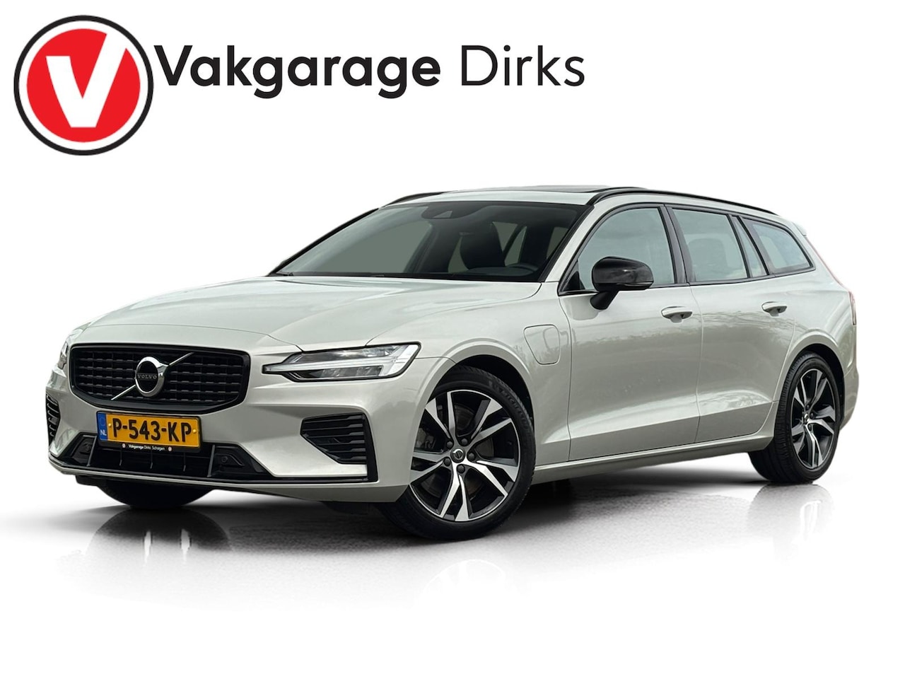 Volvo V60 - 2.0 T6 PHEV AWD Plus Dark Long Range ✅ Pano ✅ H/K ✅ ACC - AutoWereld.nl