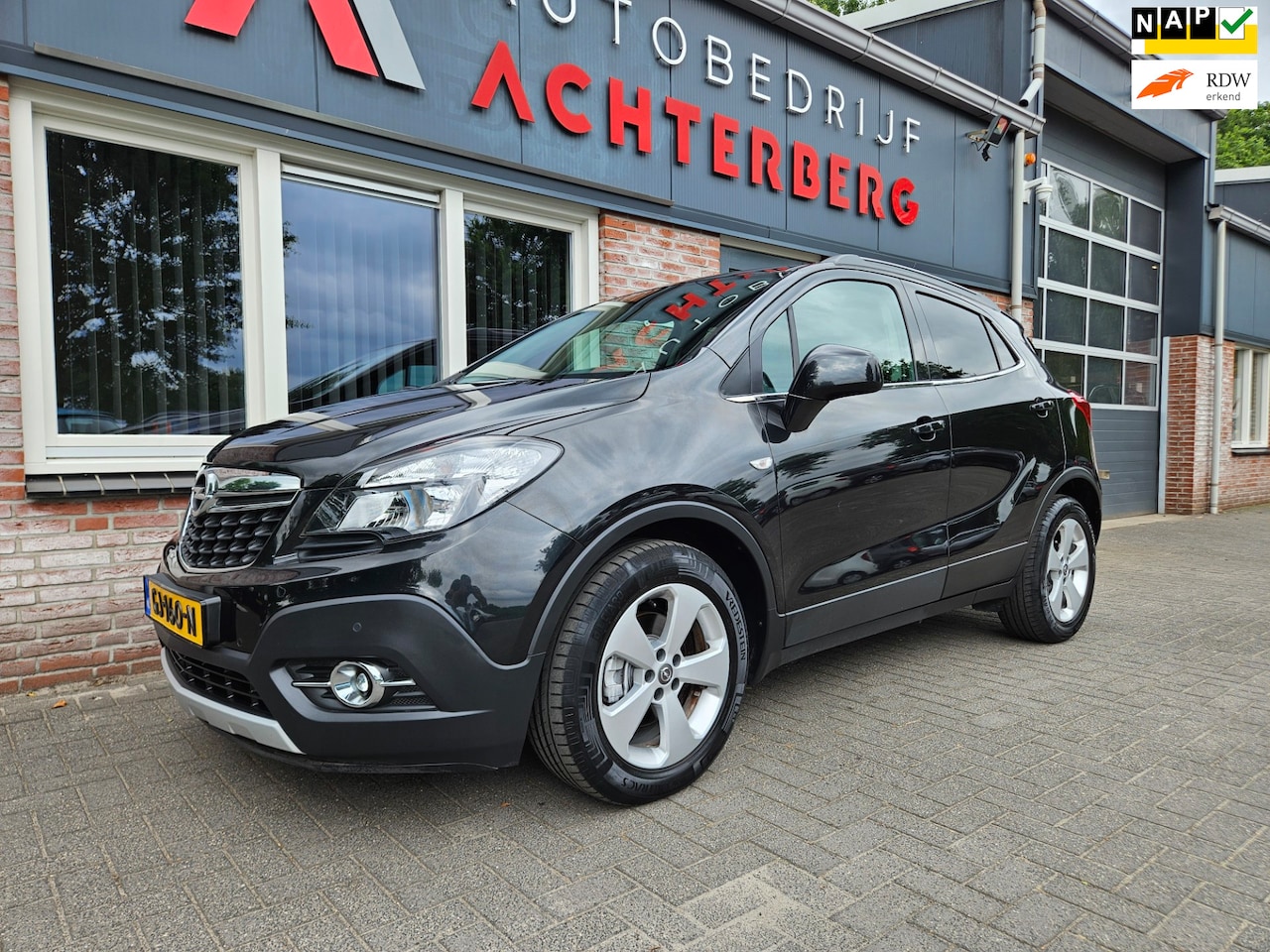 Opel Mokka - 1.4 T Cosmo Trekhaak! Camera! NAP! Airco/Clima! Cruise Control! Nette Auto! Navigatie! - AutoWereld.nl
