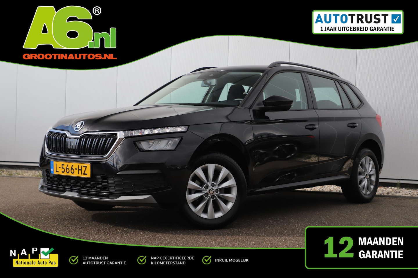 Skoda Kamiq - 1.0 TSI Ambition 110PK Carplay Android 16 inch LMV Airco Cruise Control Parkeersensor - AutoWereld.nl