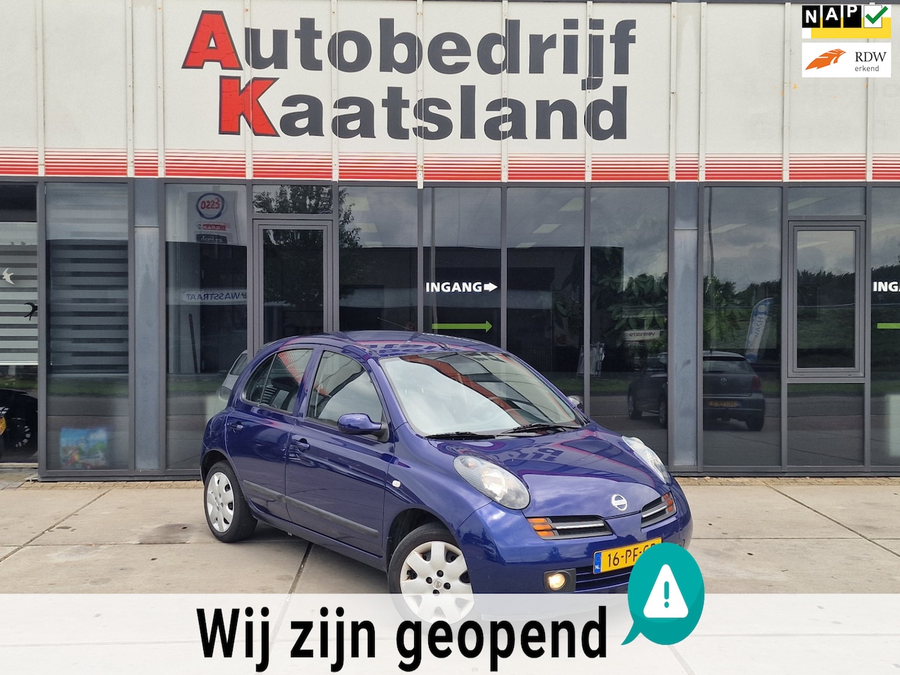 Nissan Micra - 1.4 Tekna - Automaat - Airco - Goed Onderhouden - - AutoWereld.nl