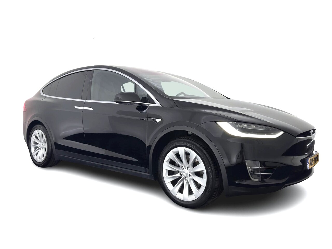 Tesla Model X - 100D [ 6-Pers. ] [3-Fase-11kW] {SoH-81%} Aut. *PANO-WINDOW | AUTO-PILOT | LEATHER-FABRIC | - AutoWereld.nl