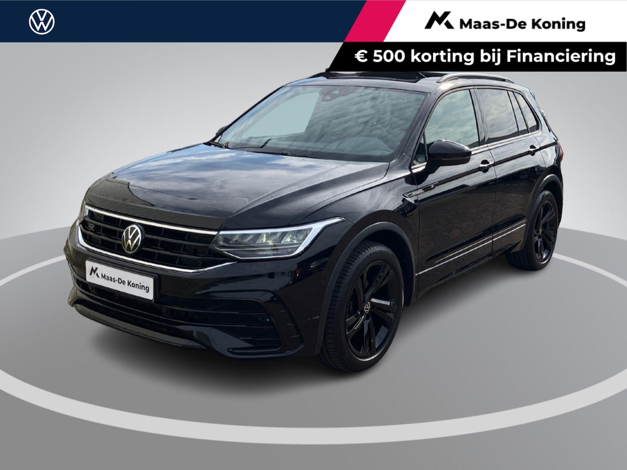 Volkswagen Tiguan - 1.5TSI/150PK R-Line Black Style DSG · Panoramadak · Apple/Android Car Play · Stoel- & stuu - AutoWereld.nl