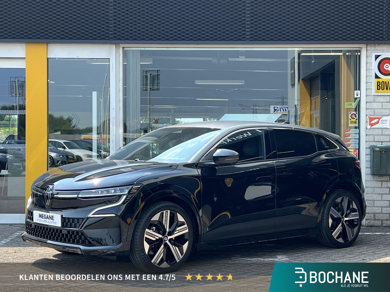 Renault Mégane E-Tech - comfort range iconic 60 kWh | Direct leverbaar | 360 graden camera | Stoel & stuur verwarm - AutoWereld.nl