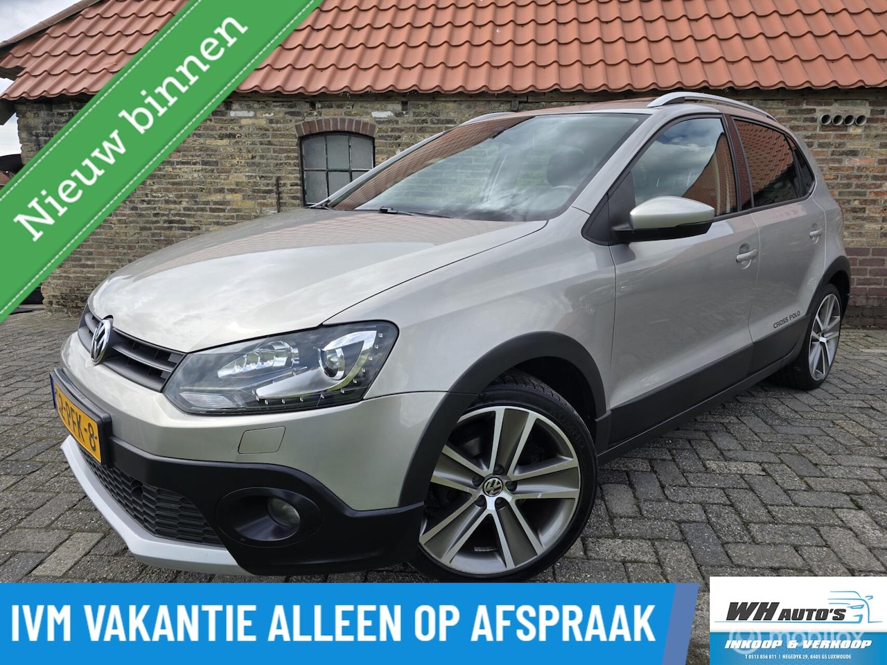 Volkswagen Polo - 1.2 TSI Cross Navi|Leer| Pano | Led | Xenon - AutoWereld.nl
