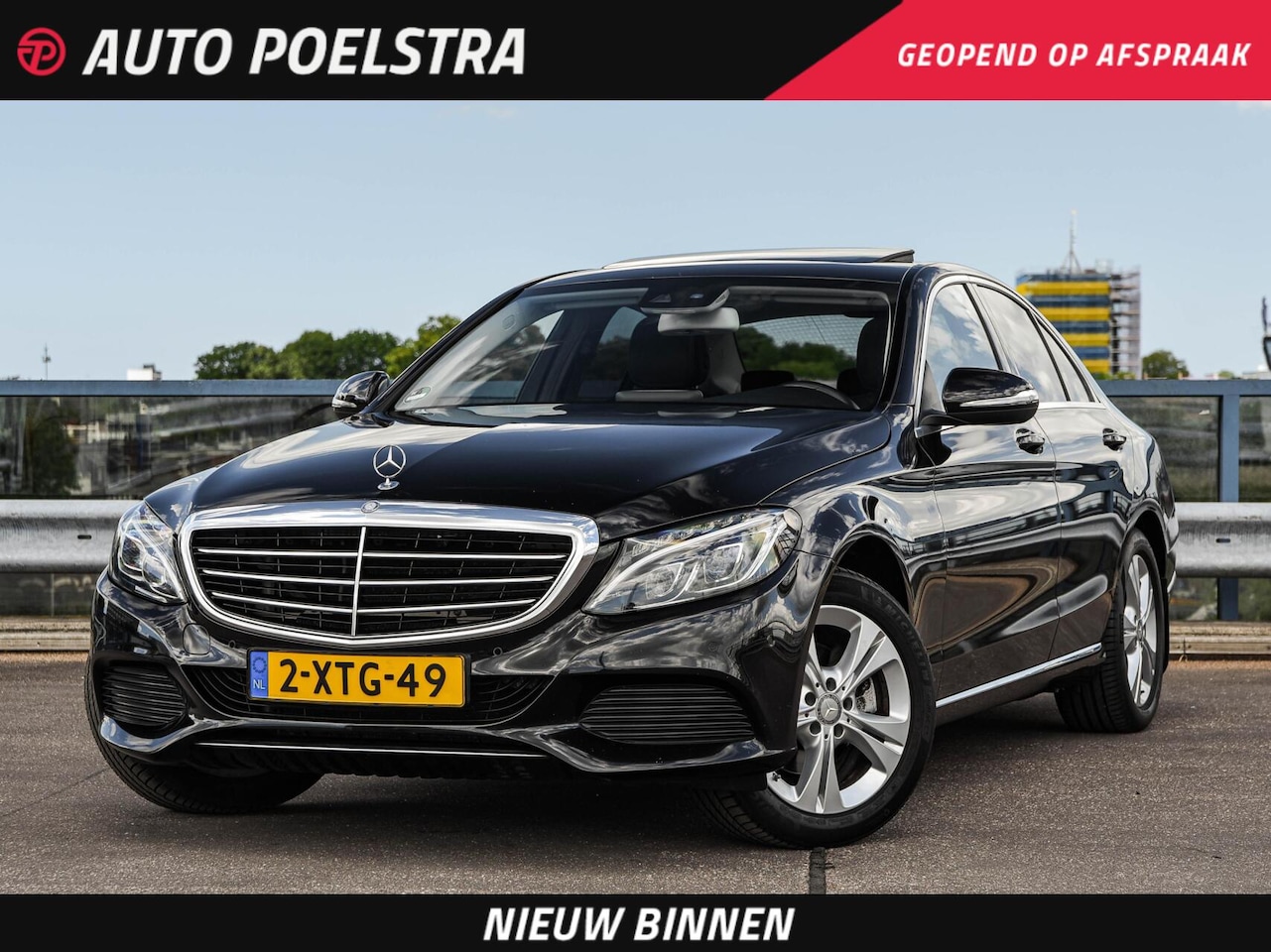 Mercedes-Benz C-klasse - 220 CDI 170 PK Aut. Exclusive Schuifdak LED Sfeerverlichting Camera Stoelverwarming Trekha - AutoWereld.nl