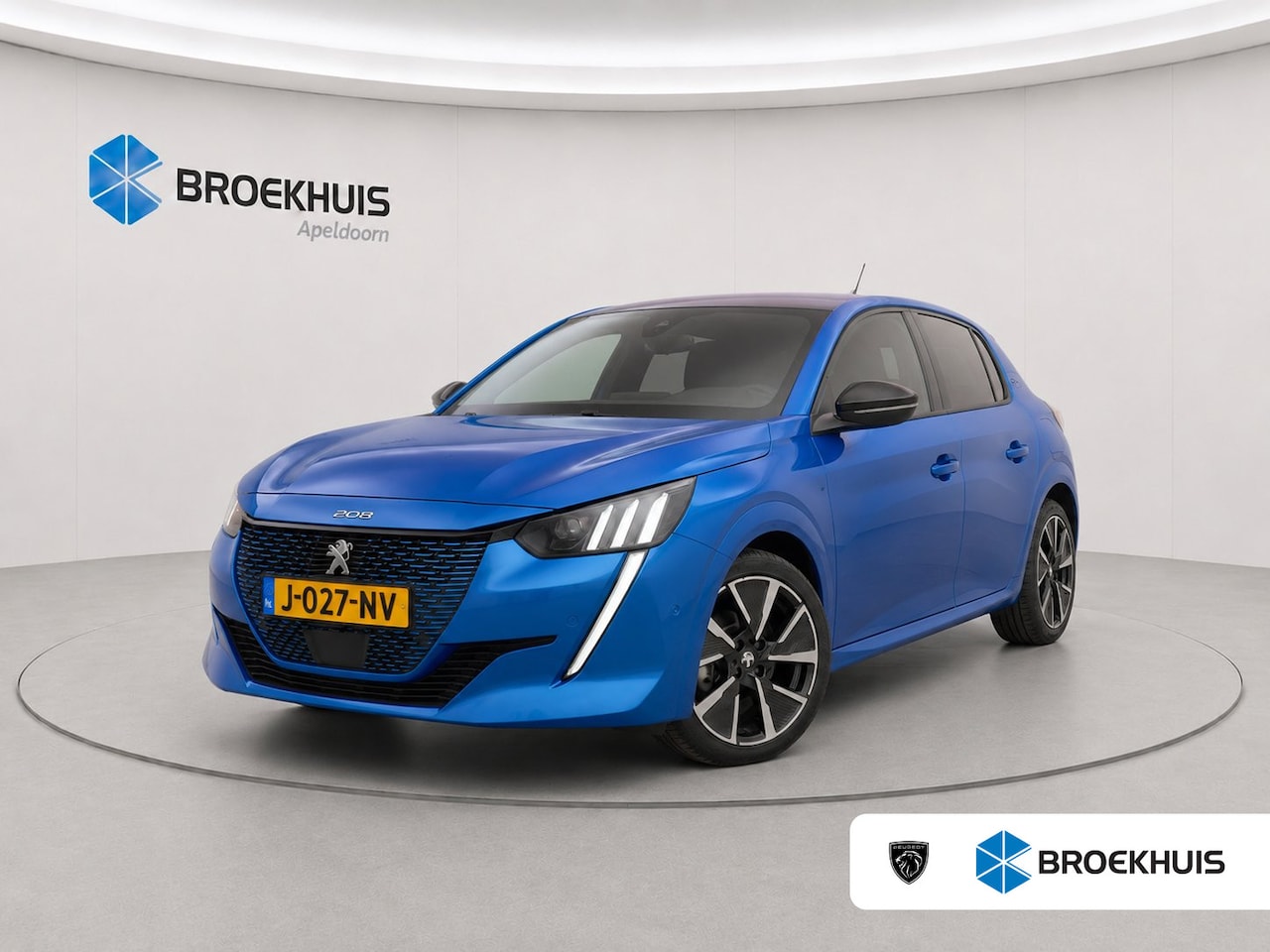 Peugeot e-208 - EV GT 350 50 kWh 3-Fase | Bruin Leder | Adaptieve Cruise | Camera | Pano | Climate Control - AutoWereld.nl