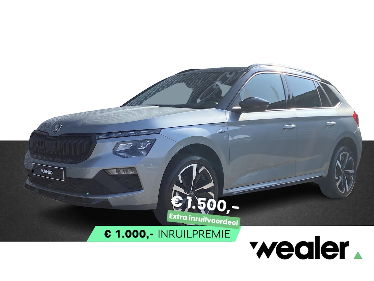 Skoda Kamiq - Monte Carlo 1.0 TSI 115 PK | Winterpakket | 18" Lichtmetalen velgen | Adaptieve cruise con - AutoWereld.nl