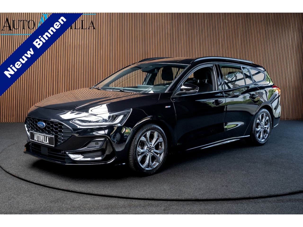 Ford Focus Wagon - 1.0 EcoB. Hybrid ST Line Navi Camera Climate PDC LED Zwarte hemelbekleding LM velgen - AutoWereld.nl