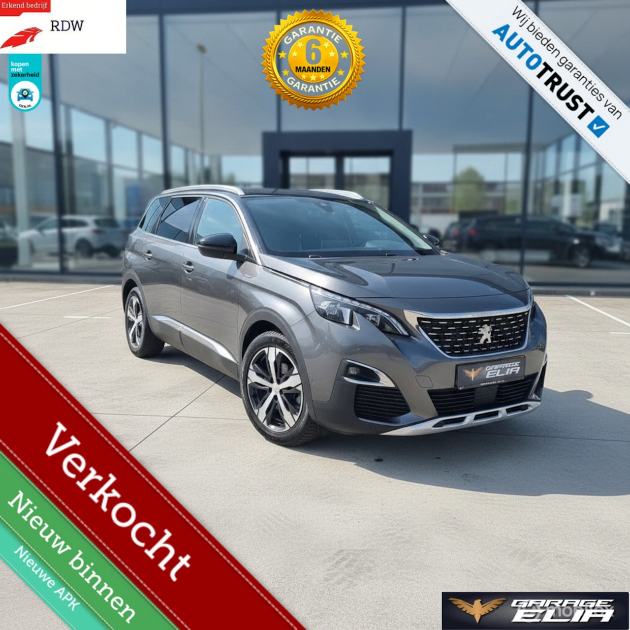 Peugeot 5008 - 1.2 GT​​​​​ 7PL Nieuwe Distributieriem Set - AutoWereld.nl