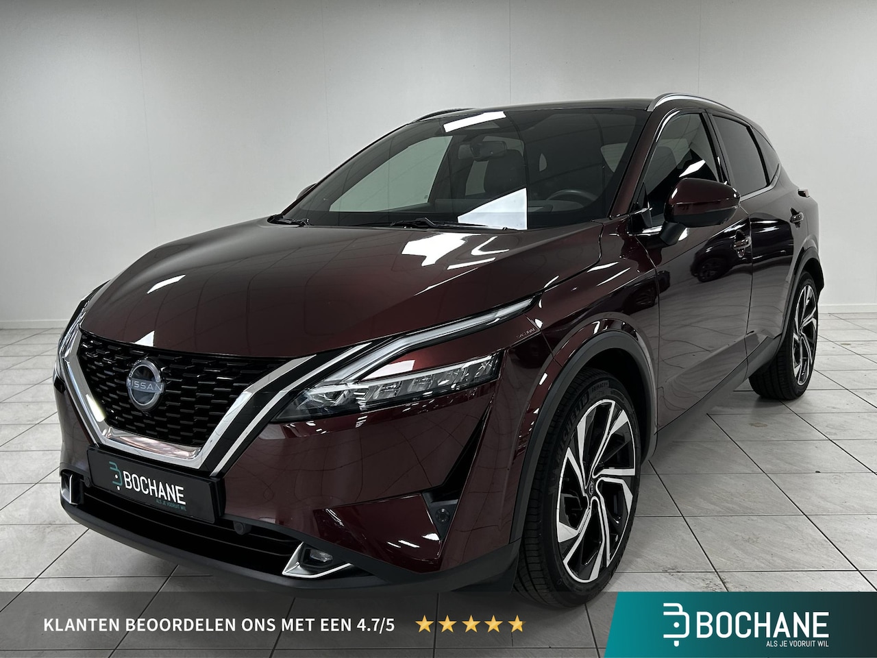 Nissan Qashqai - 1.3 MHEV Xtronic Tekna Plus NAVIGATIE | RONDOM ZICHT CAMERA | PANORAMADAK - AutoWereld.nl
