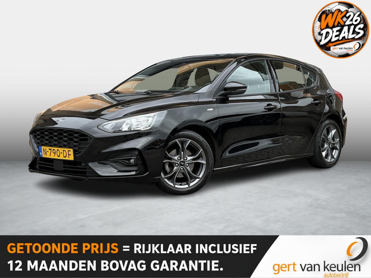 Ford Focus - 1.0 EcoBoost 125PK Hybrid ST-LINE CAMERA/NL-AUTO/1E EIG./CARPLAY - AutoWereld.nl