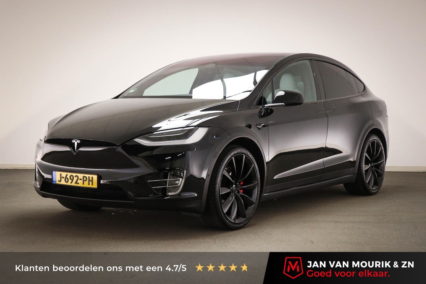 Tesla Model X - Performance Ludicrous 6p. l LED | STUUR / ACHTEBANK- VERWARMING | TREKHAAK | 22" - AutoWereld.nl