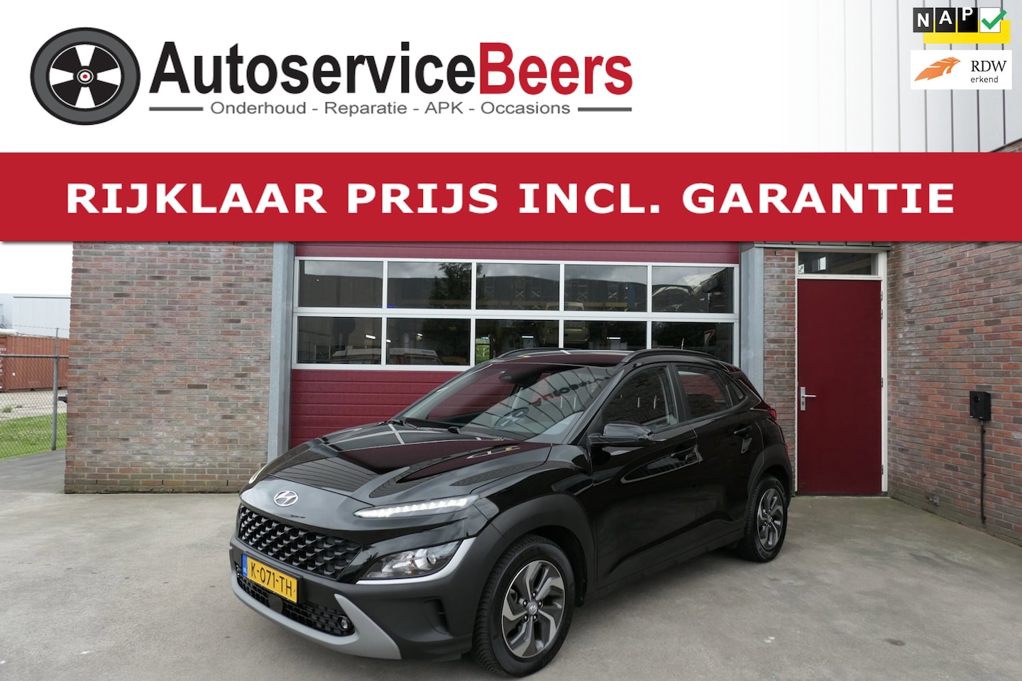 Hyundai Kona - 1.6 GDI HEV Comfort Smart 1.6 GDI HEV Comfort Smart, Camera, LMV, PDC, Carplay, All season banden,Rijklaarprijs incl - AutoWereld.nl