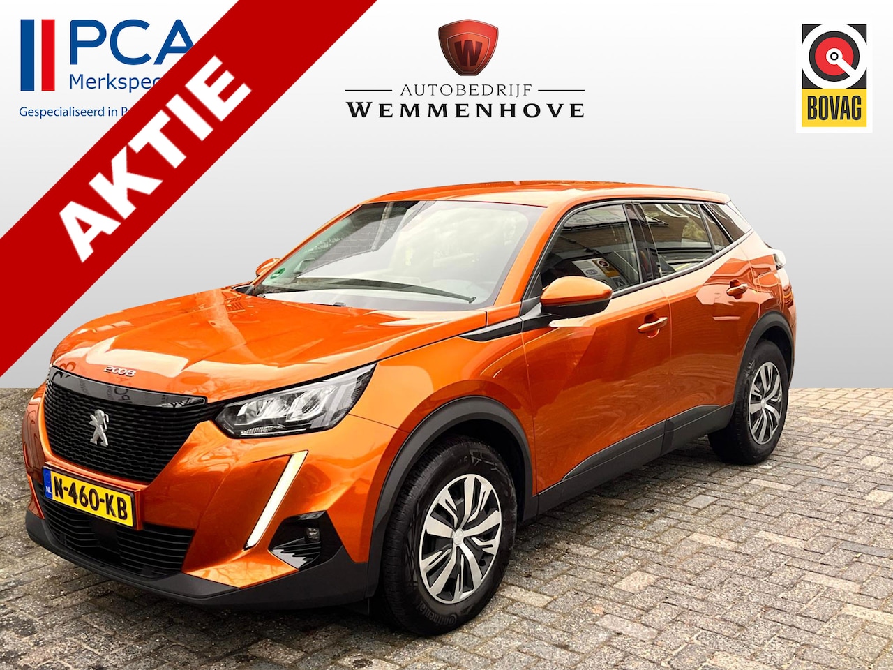 Peugeot 2008 - 1.2 PureTech Blue Lease Active Airco-Ecc/Navigatie/Led/Trekhaak/Camera/Riem vervangen - AutoWereld.nl