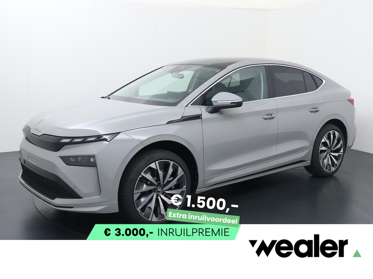 Skoda Enyaq Coupé iV - 85 Business Edition 286 PK | Trekhaak | 21" lichtmetalen velgen | Lounge Interieur pakket - AutoWereld.nl