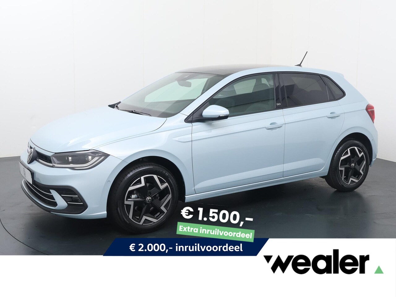 Volkswagen Polo - 50 Edition 1.0 TSI 70 kW / 95 PK Hatchback DSG | Panoramadak | Digital Cockpit Pro | - AutoWereld.nl