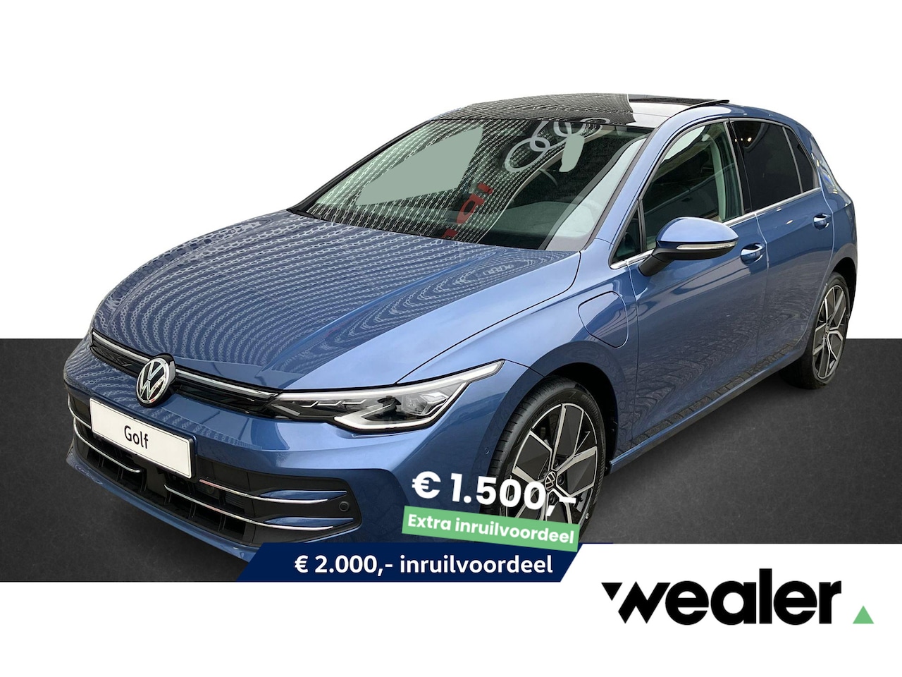 Volkswagen Golf - 8 Style Edition 1.5 eHybrid 150 kW / 204 PK DSG | Panoramadak | - AutoWereld.nl