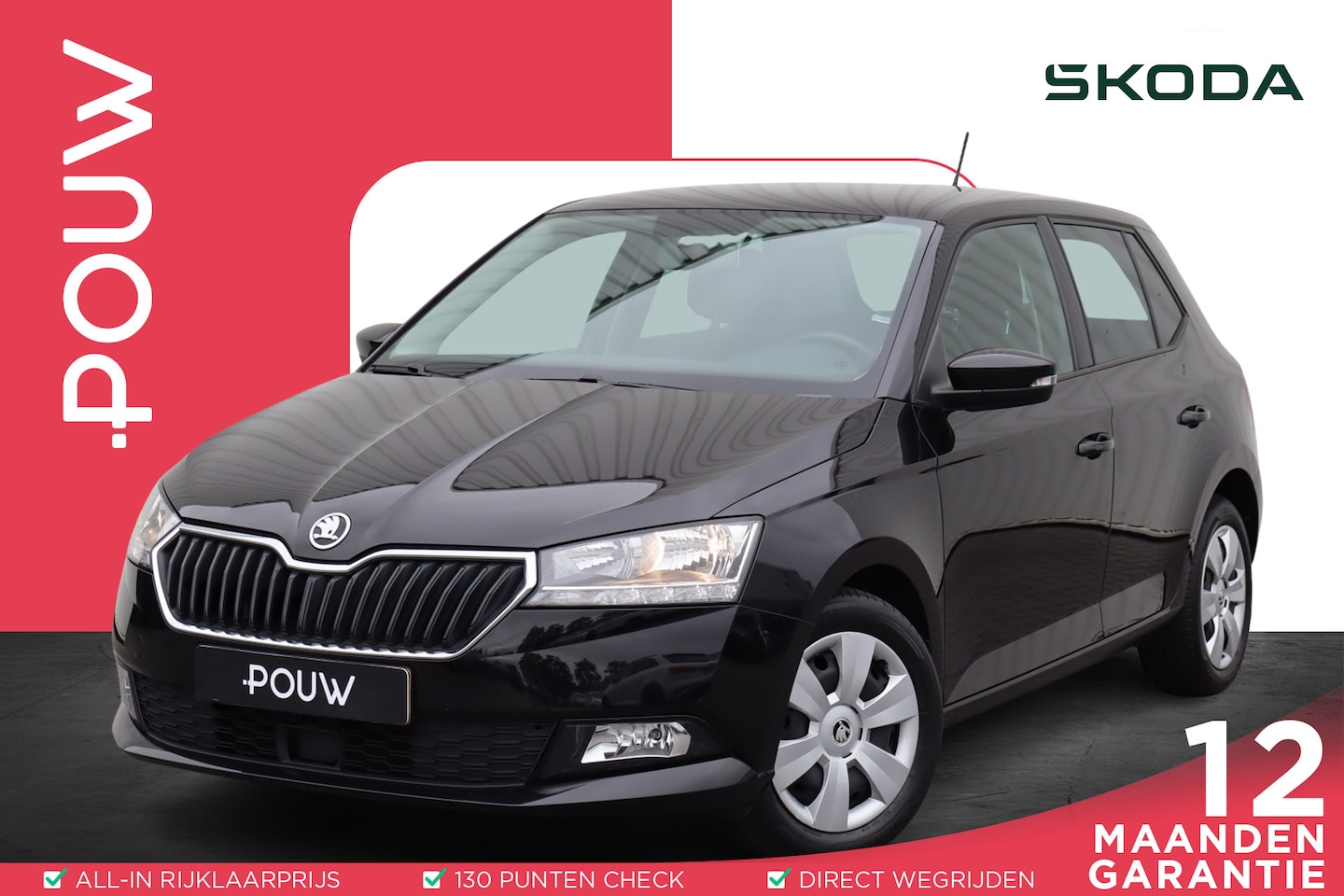 Skoda Fabia - 1.0 TSI 95pk Ambition | Parkeersensoren | Apple Carplay / Android Auto | DAB Radio | Airco - AutoWereld.nl
